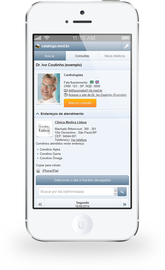 Acesso mobile ao catalogo.med.br